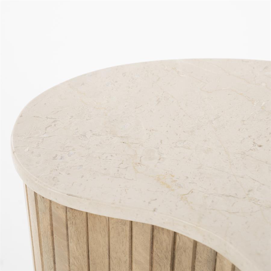 Bijzettafel Kira | Wit