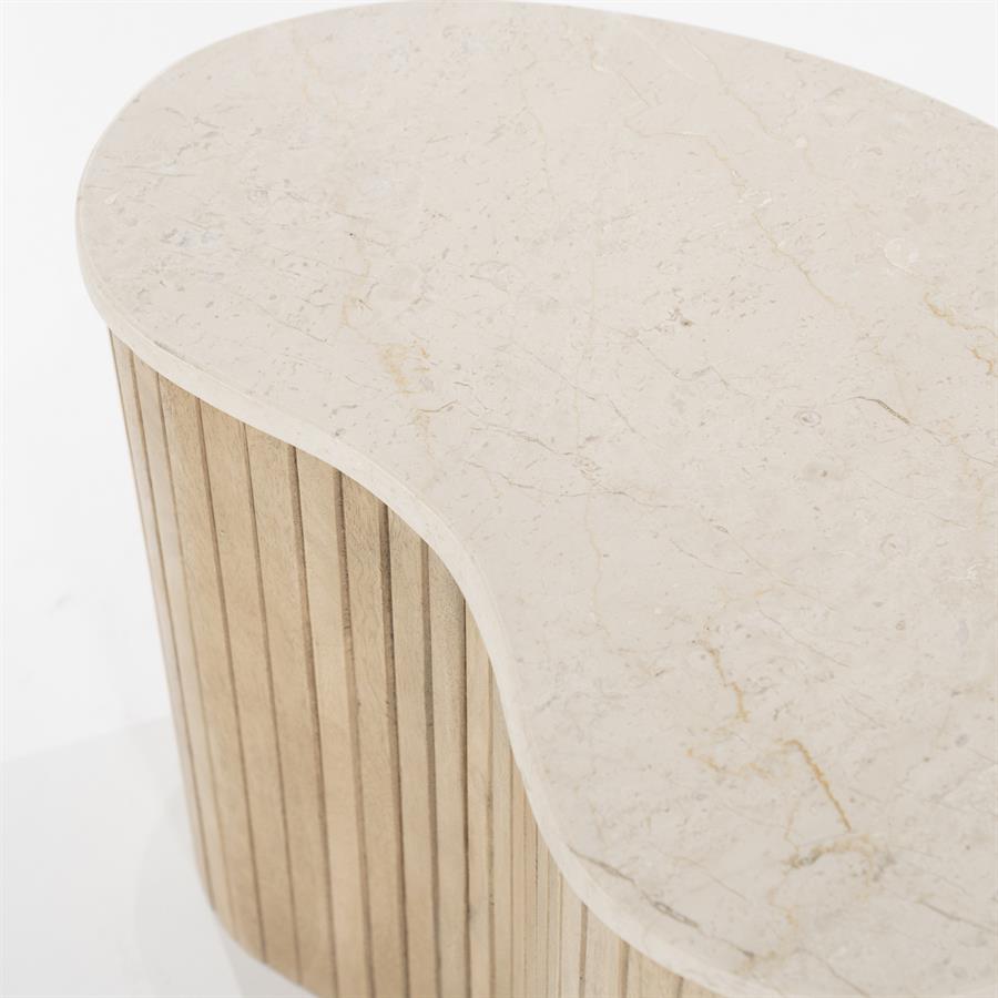 Bijzettafel Kira | Wit