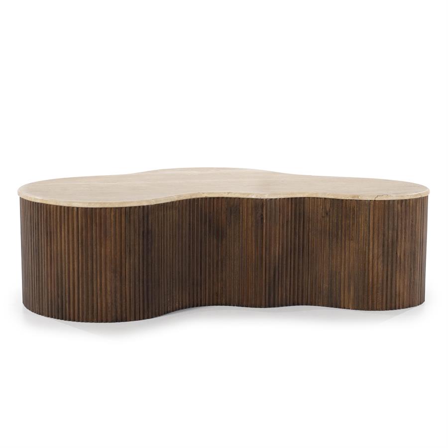 Salontafel Mari 129x84x36 cm | Bruin