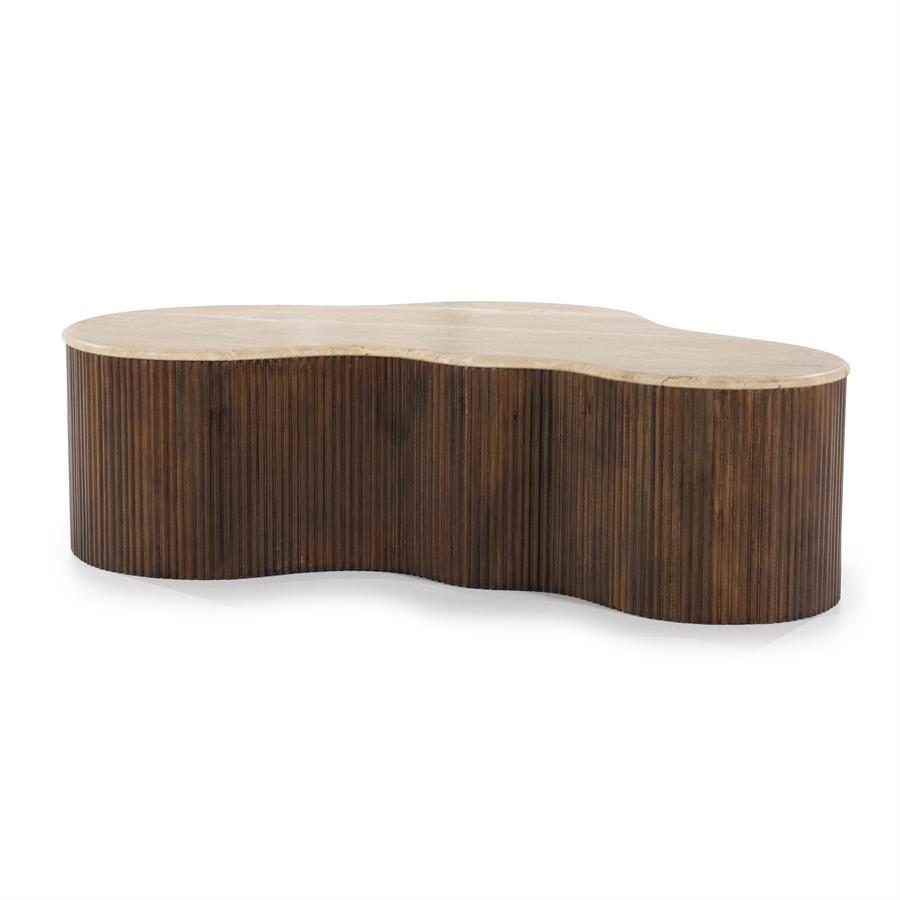 Salontafel Mari 129x84x36 cm | Bruin