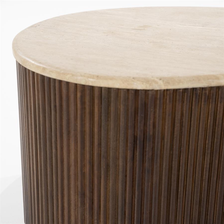 Salontafel Mari 129x84x36 cm | Bruin