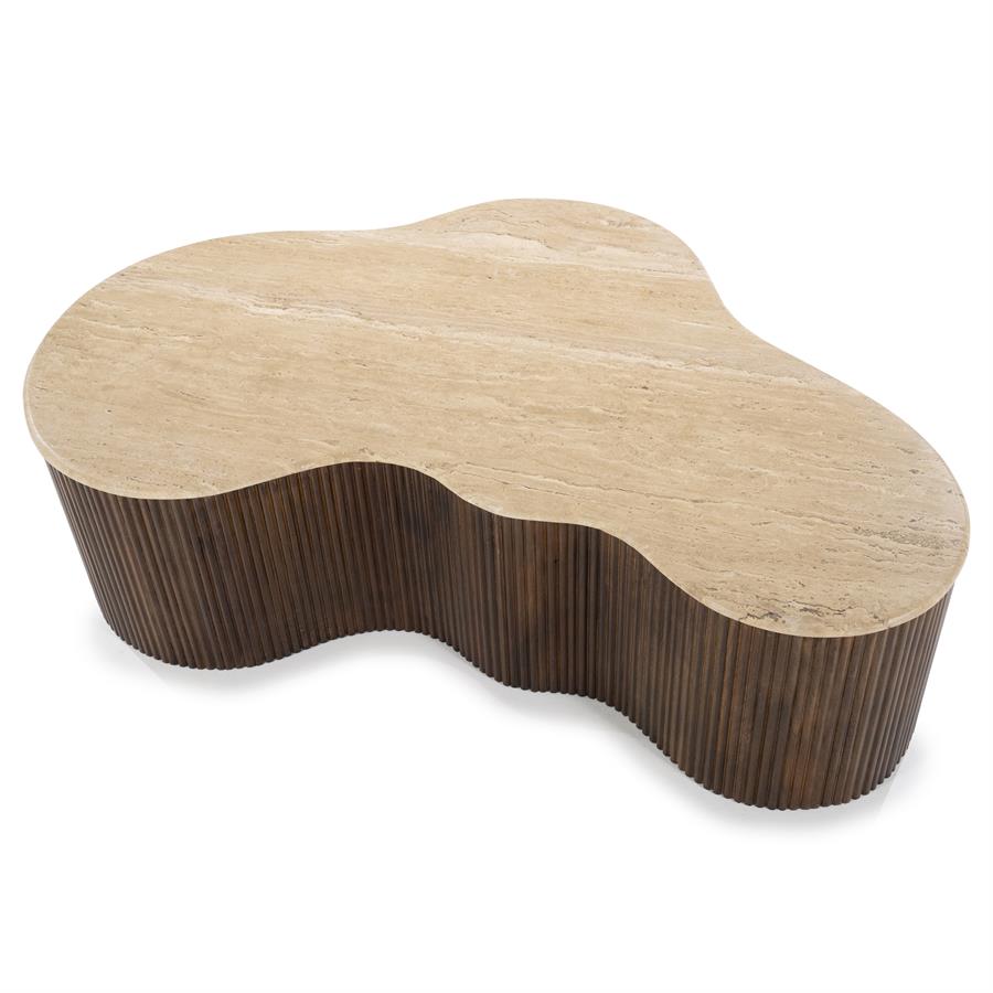 Salontafel Mari 129x84x36 cm | Bruin