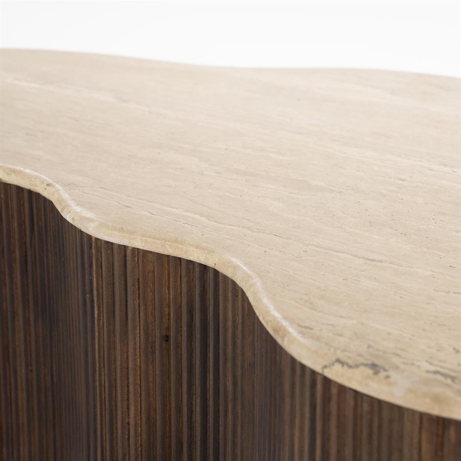 Salontafel Mari 129x84x36 cm | Bruin