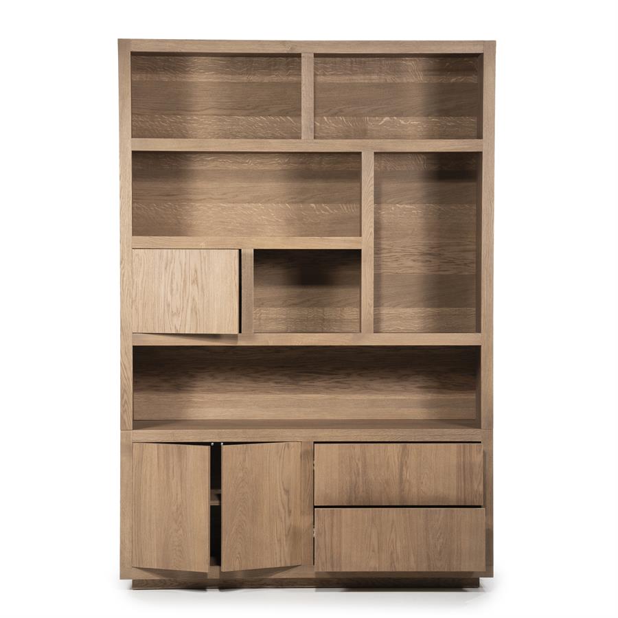 Wandkast Helsinki 150×220 cm licht| Bruin