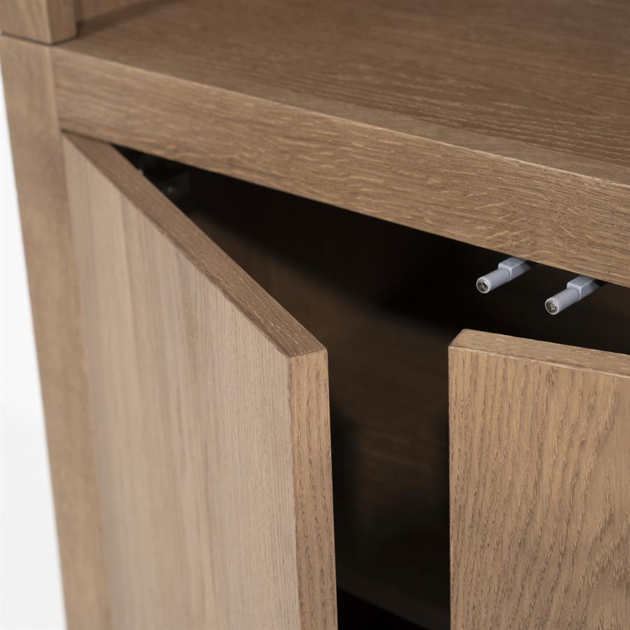 Wandkast Helsinki 150×220 cm licht| Bruin