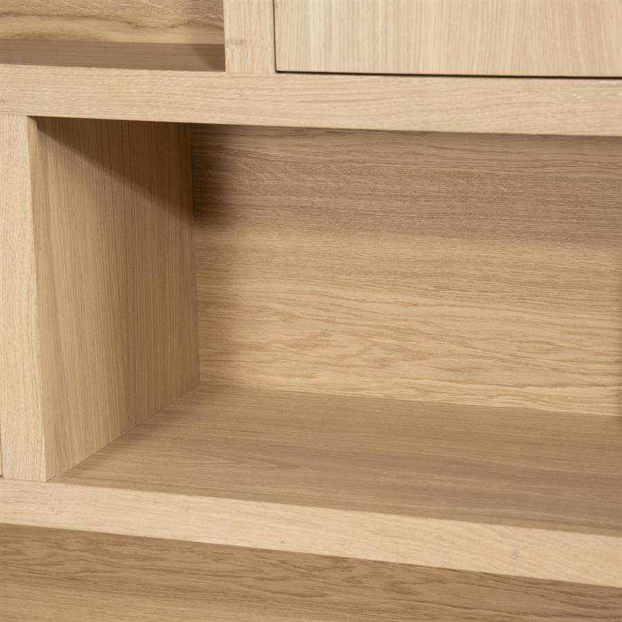Wandkast Helsinki 120×220 cm naturel | Naturel