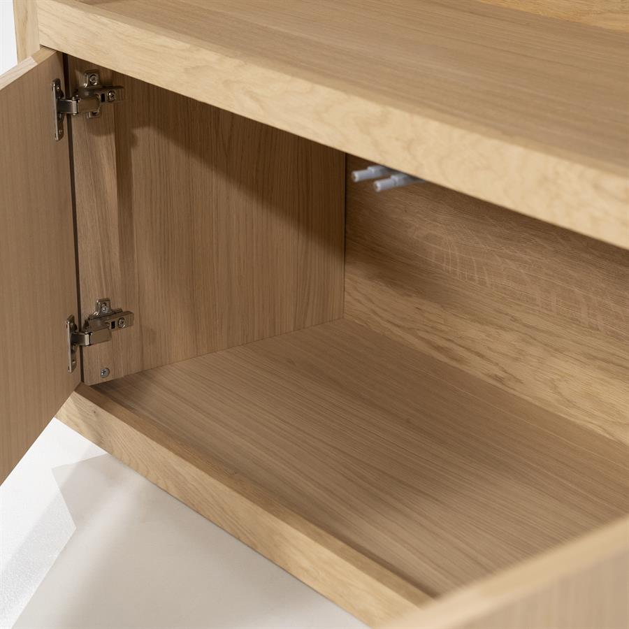 Wandkast Helsinki 120×220 cm naturel | Naturel