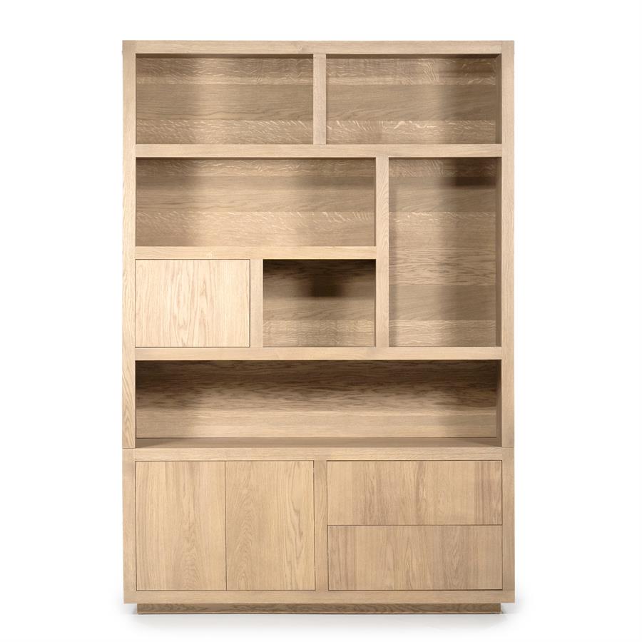 Wandkast Helsinki 150×220 cm naturel | Naturel