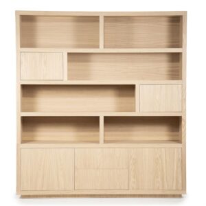 Wandkast Helsinki 200x220 cm naturel | Naturel