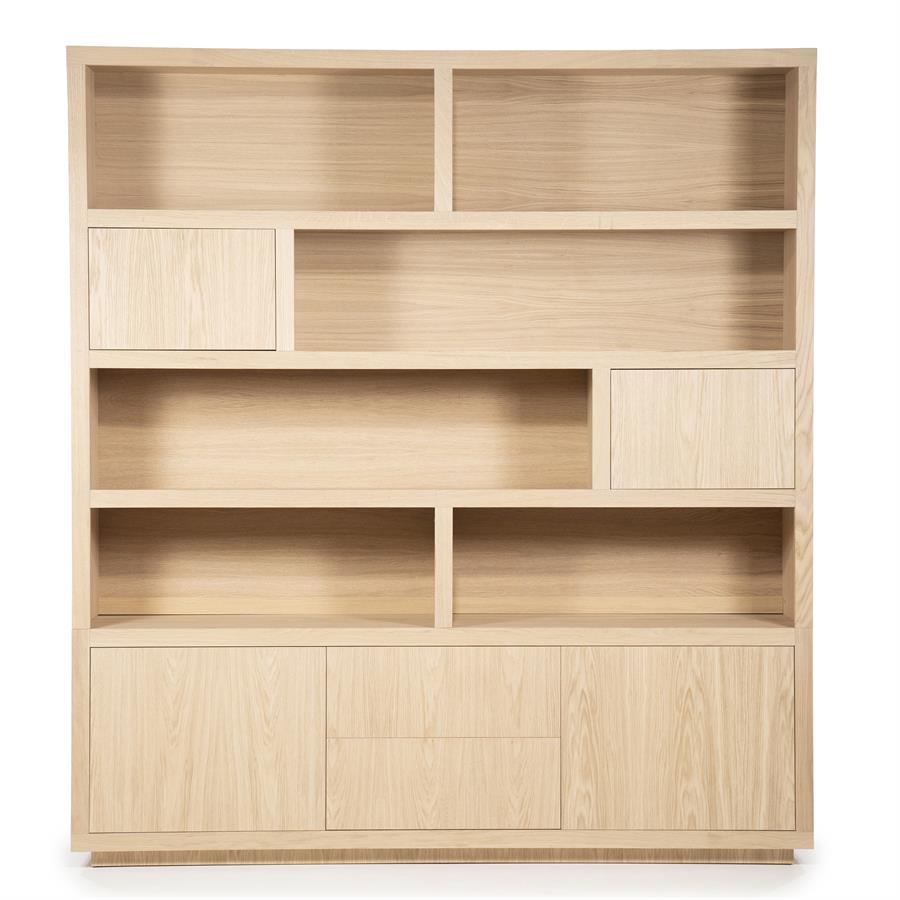 Wandkast Helsinki 200×220 cm naturel | Naturel