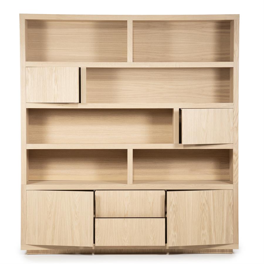 Wandkast Helsinki 200×220 cm naturel | Naturel