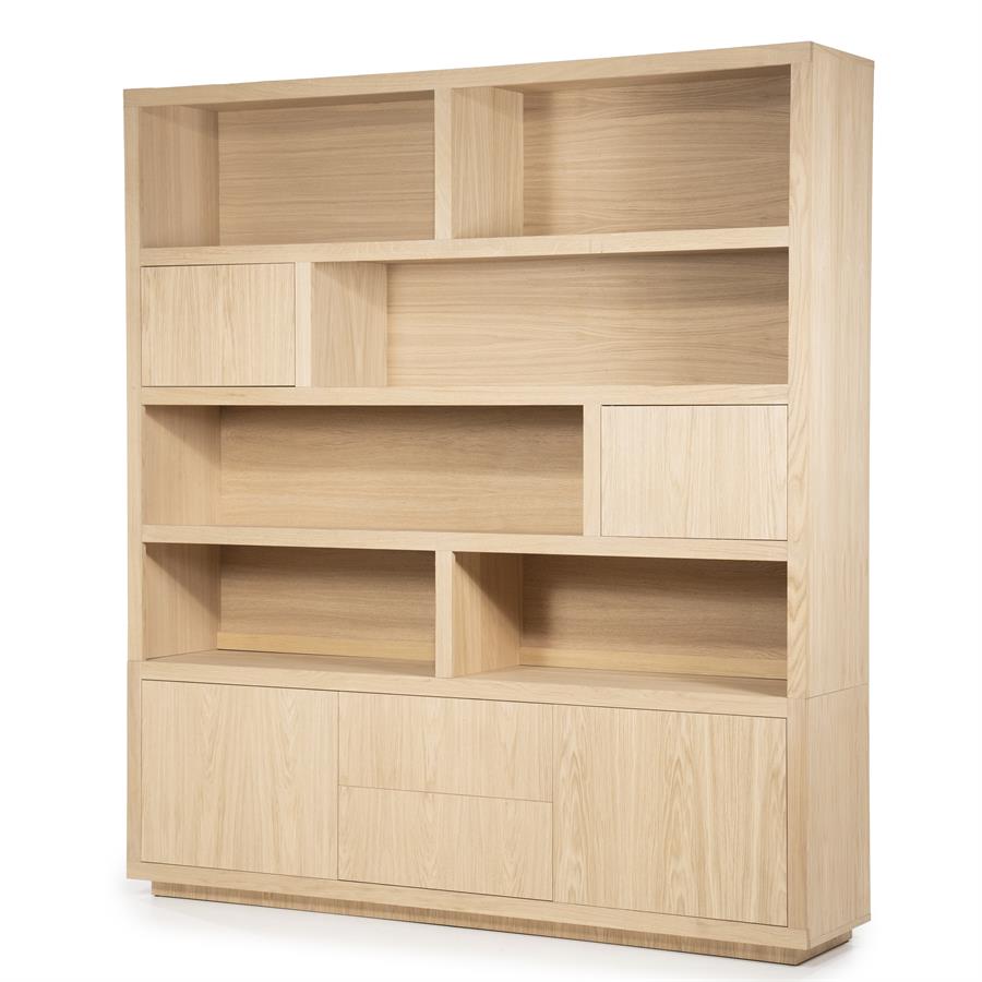 Wandkast Helsinki 200×220 cm naturel | Naturel
