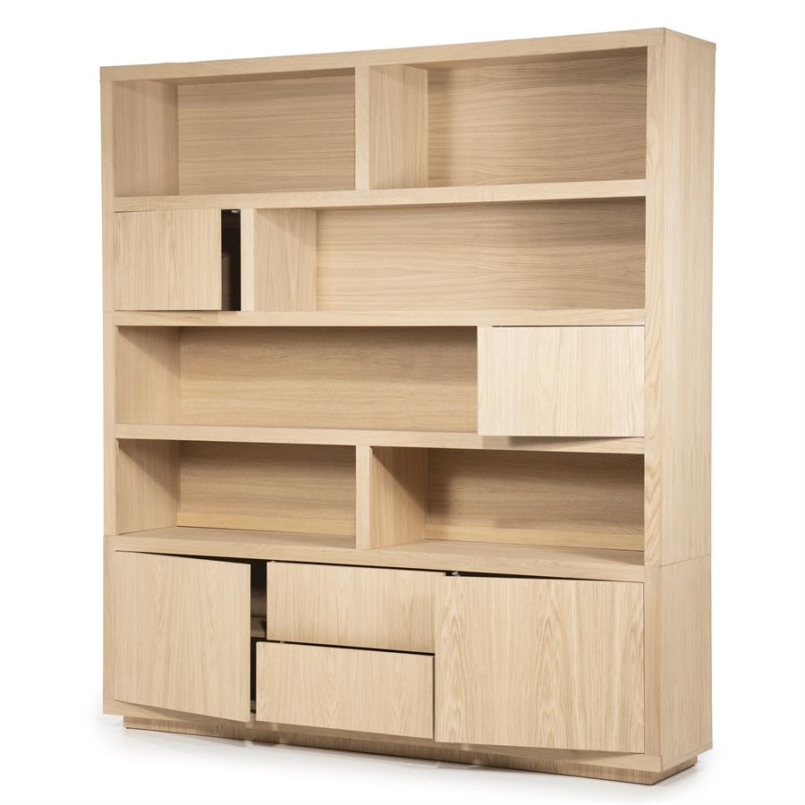Wandkast Helsinki 200×220 cm naturel | Naturel