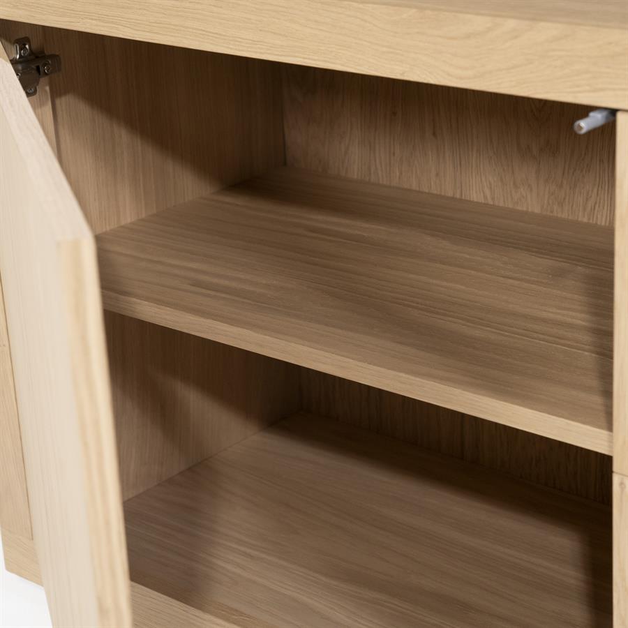 Wandkast Helsinki 200×220 cm naturel | Naturel