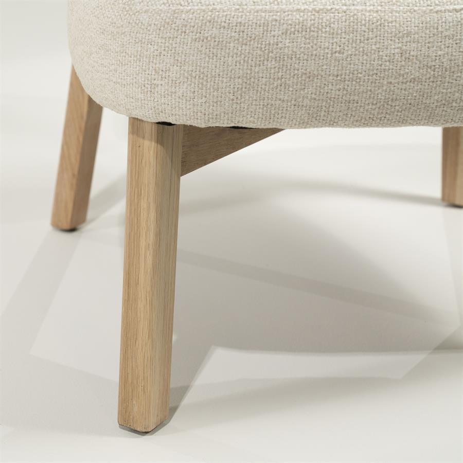 Fauteuil Mikky naturel | Beige