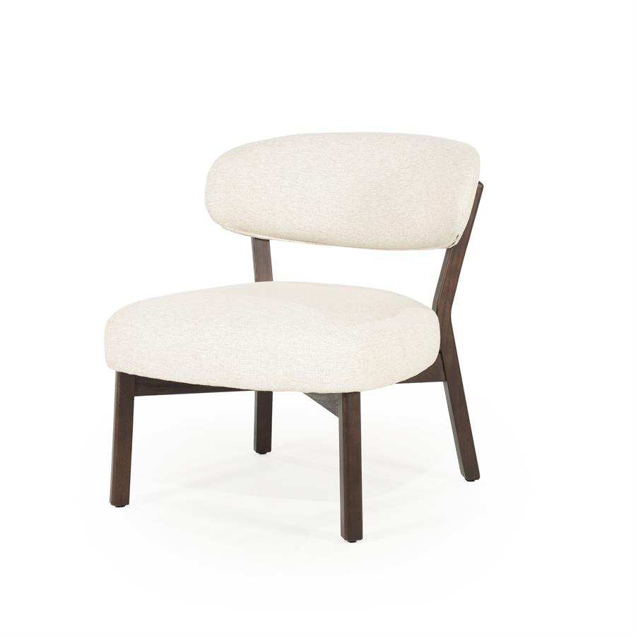 Fauteuil Mikky bruin | Beige