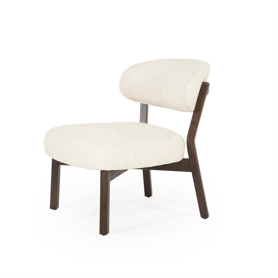 Fauteuil Mikky bruin | Beige
