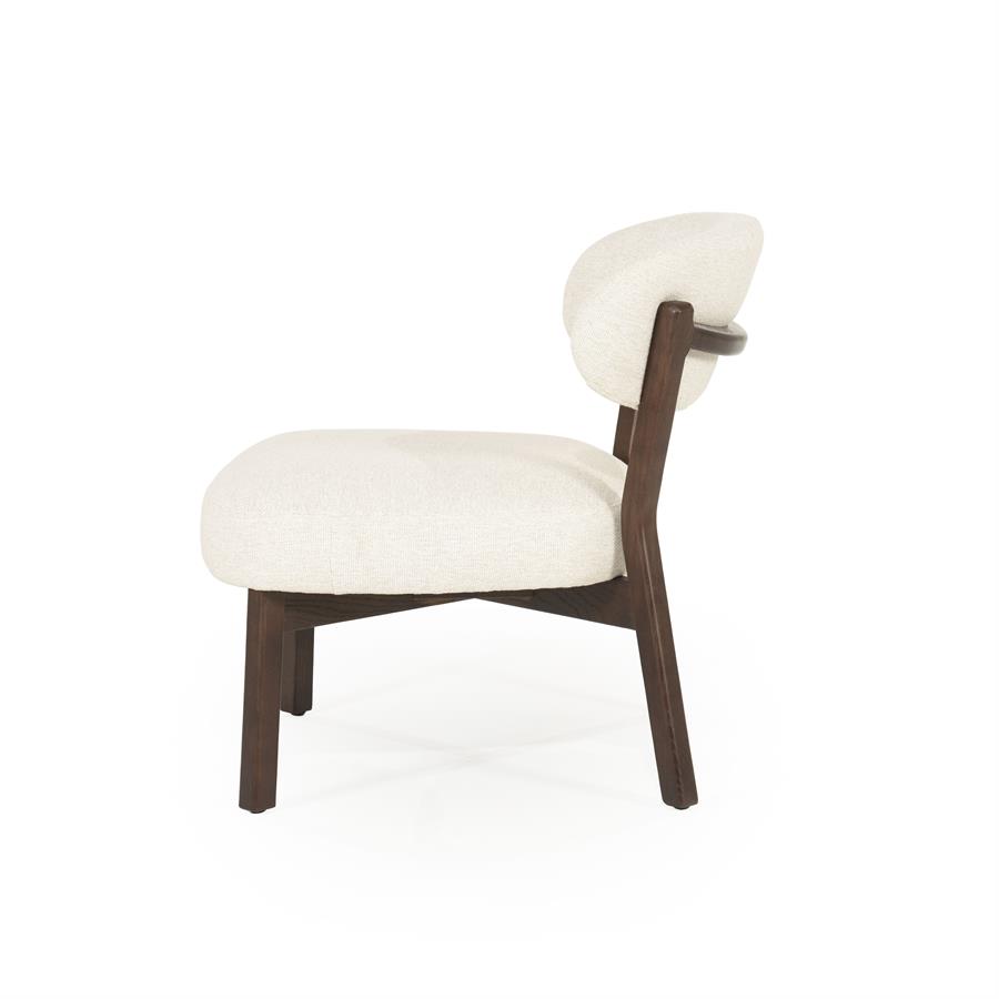 Fauteuil Mikky bruin | Beige
