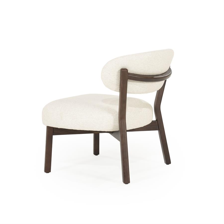 Fauteuil Mikky bruin | Beige