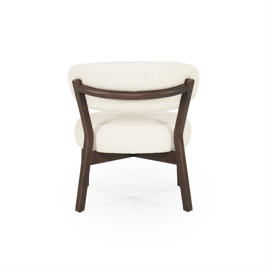 Fauteuil Mikky bruin | Beige
