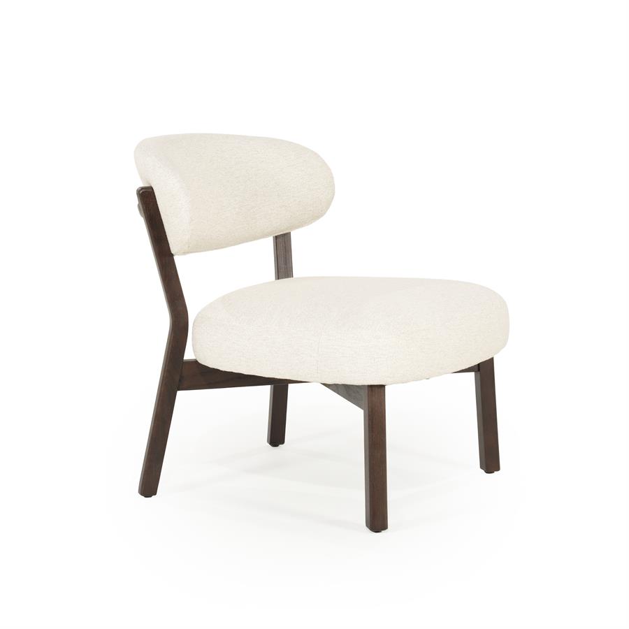 Fauteuil Mikky bruin | Beige