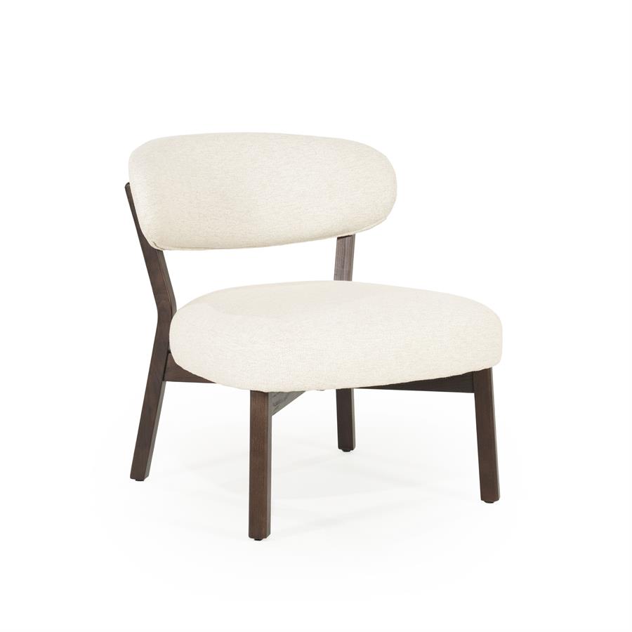 Fauteuil Mikky bruin | Beige