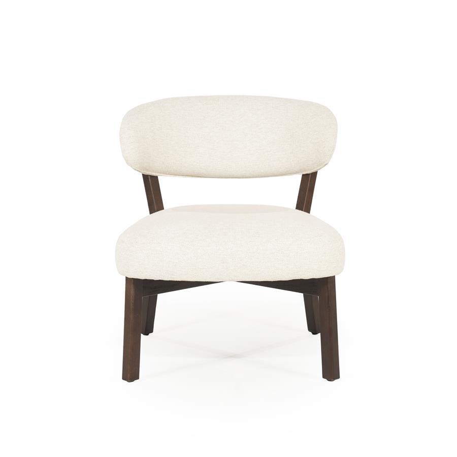 Fauteuil Mikky bruin | Beige