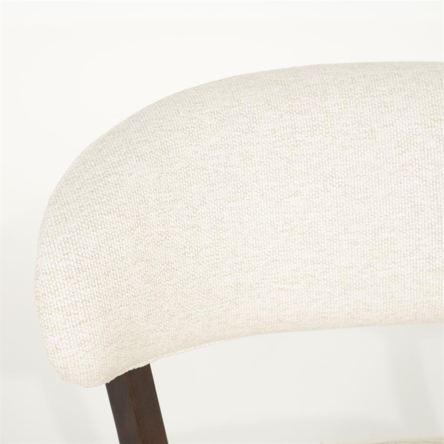 Fauteuil Mikky bruin | Beige