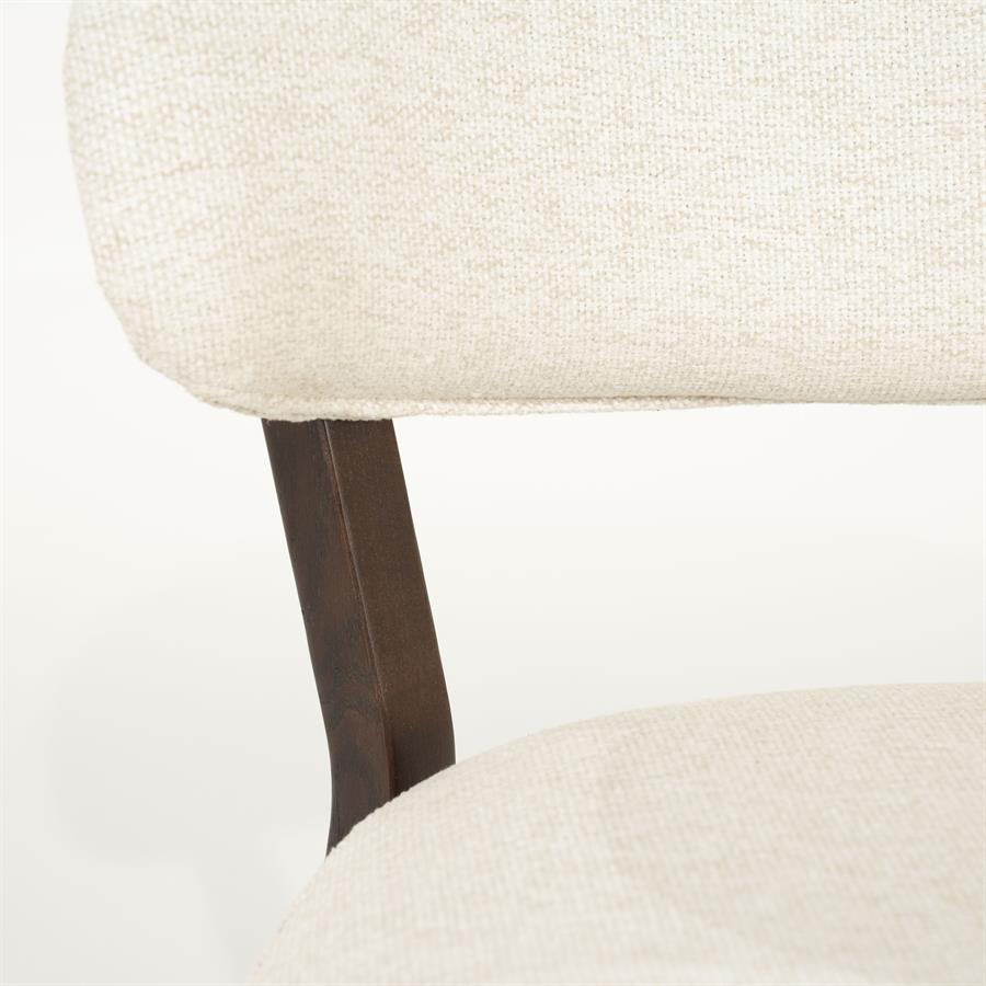 Fauteuil Mikky bruin | Beige