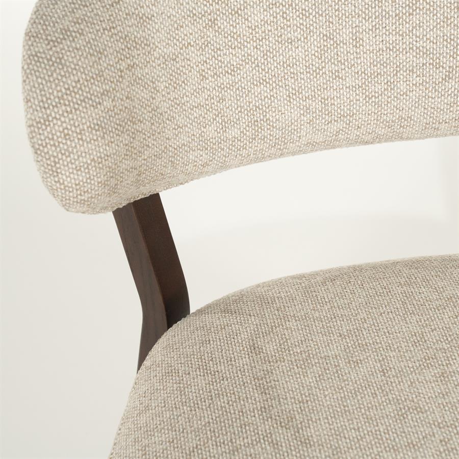 Fauteuil Mikky bruin | Taupe