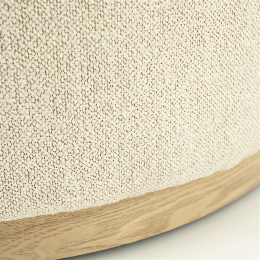 Poef Avah Groot Mantz | Beige