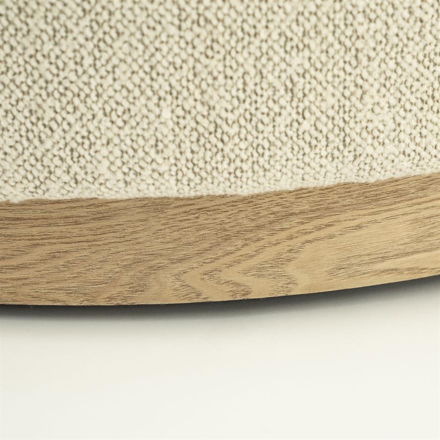 Poef Avah Groot Mantz | Beige
