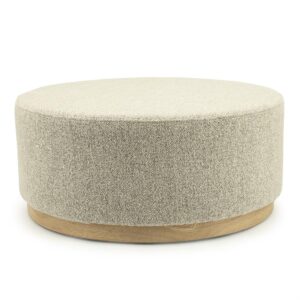 Poef Avah Groot Mantz | Taupe