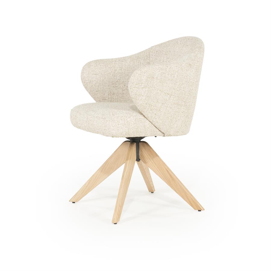 Stoel Connor naturel Donna | Beige