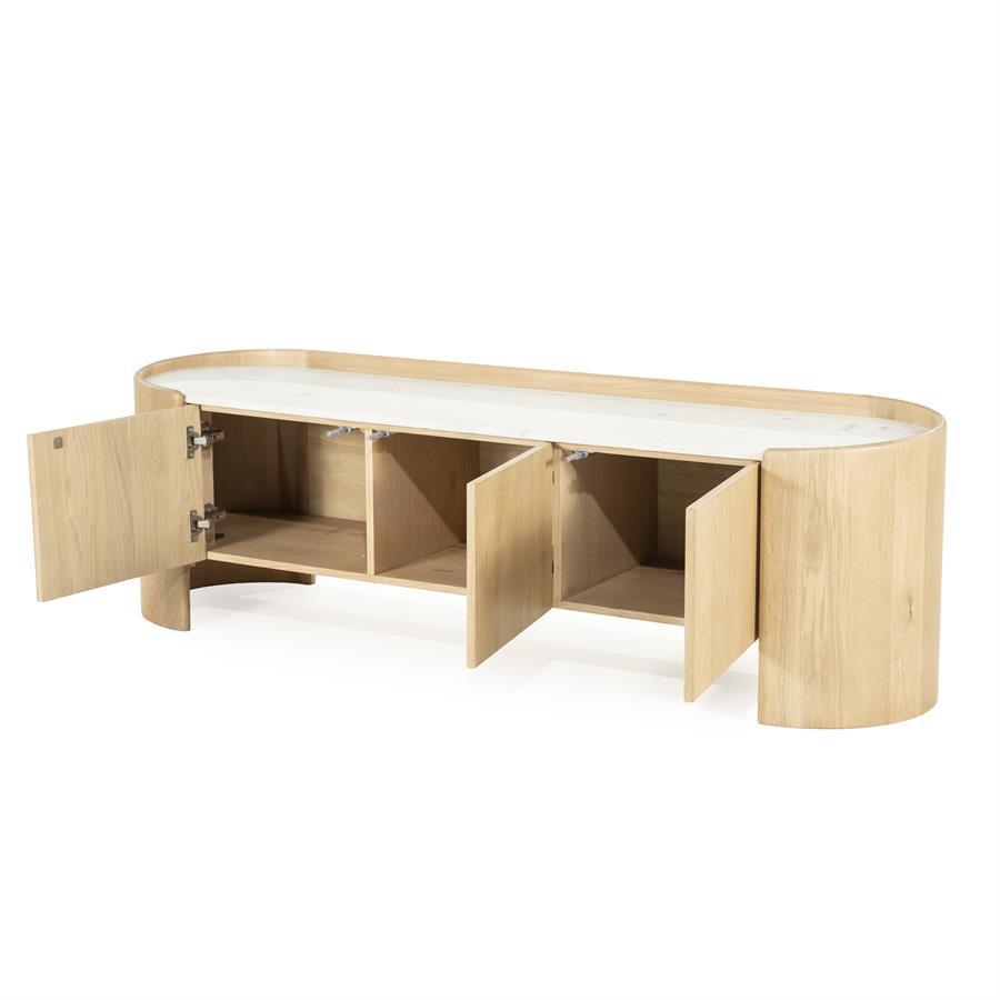 TV meubel Don 160 cm | Bruin