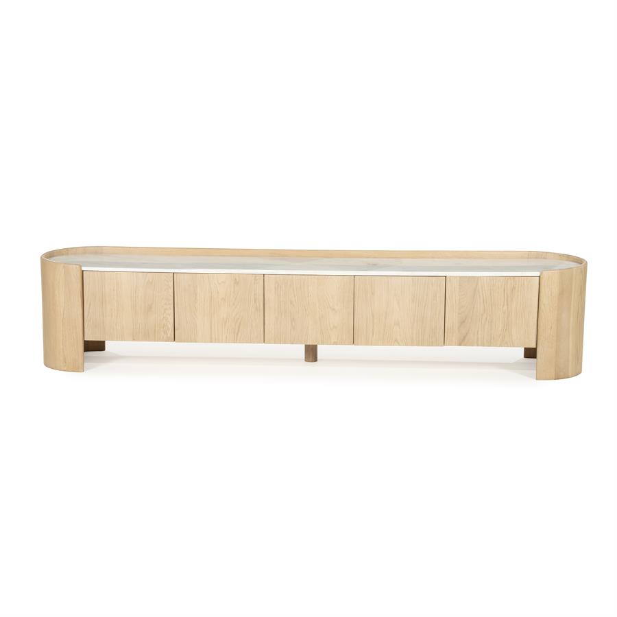 TV meubel Don 240 cm | Bruin