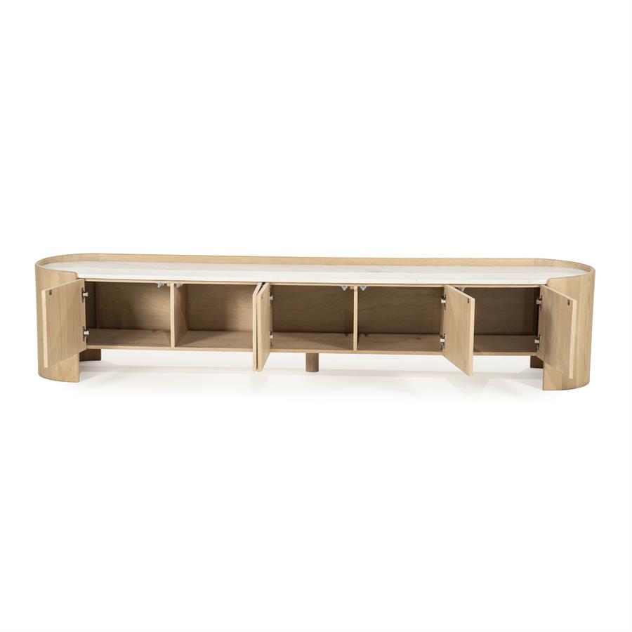TV meubel Don 240 cm | Bruin