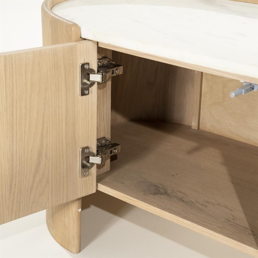 TV meubel Don 240 cm | Bruin
