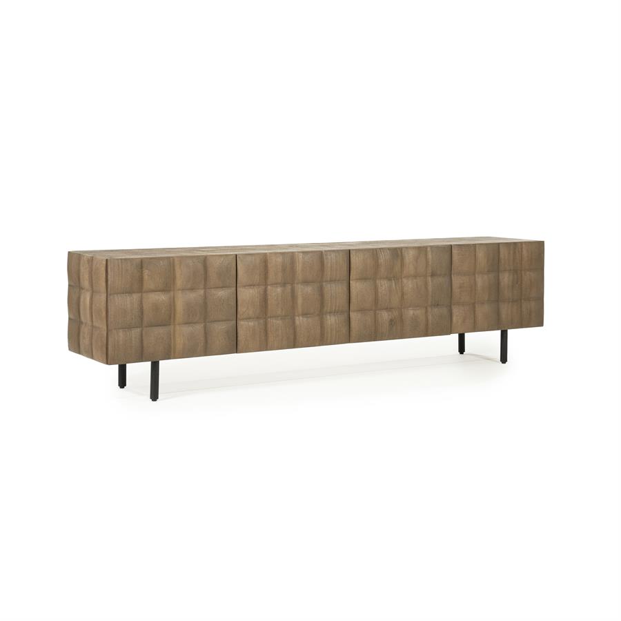 TV meubel Felix 210 cm | Bruin