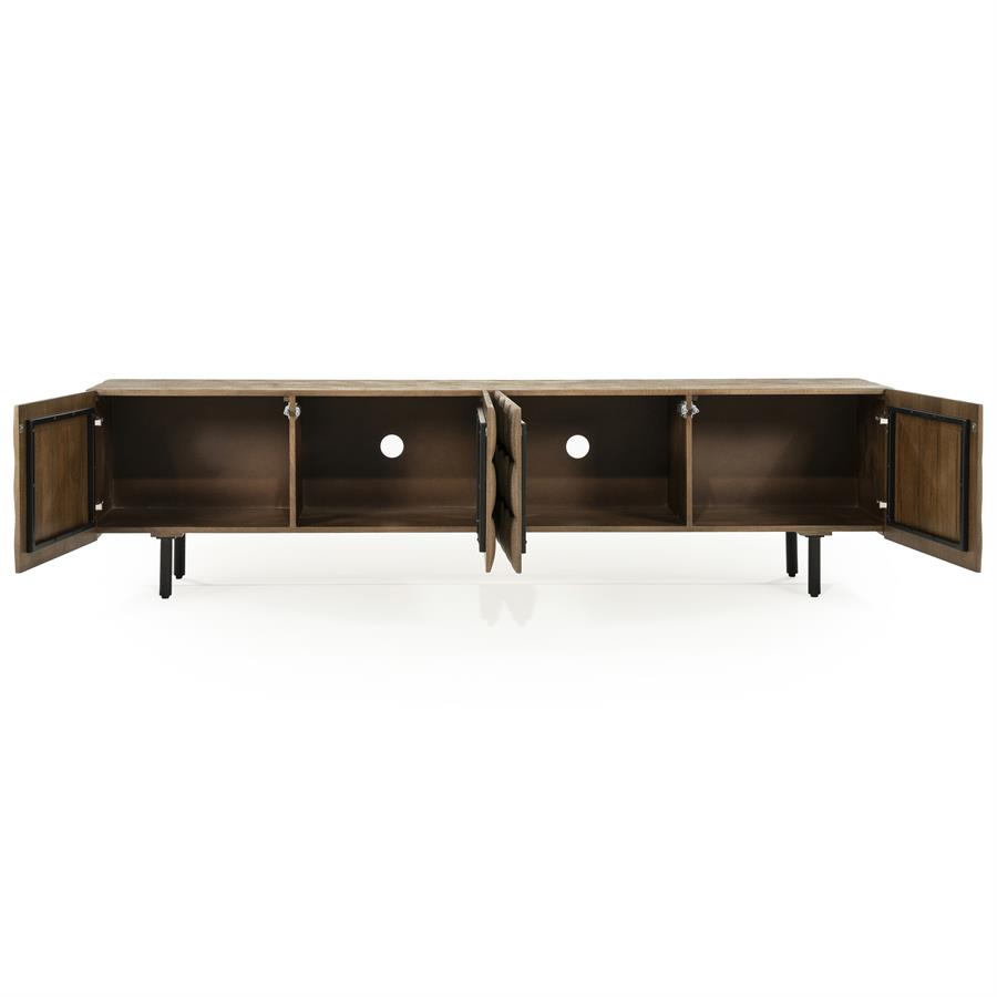 TV meubel Felix 210 cm | Bruin