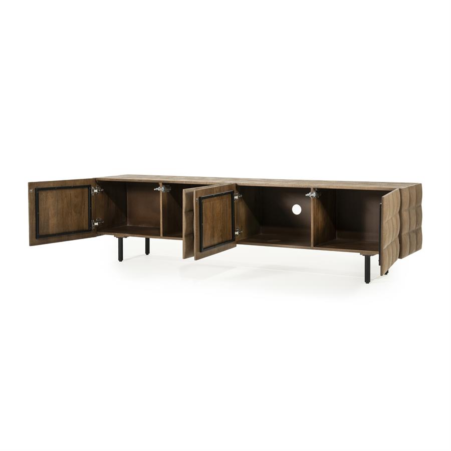 TV meubel Felix 210 cm | Bruin