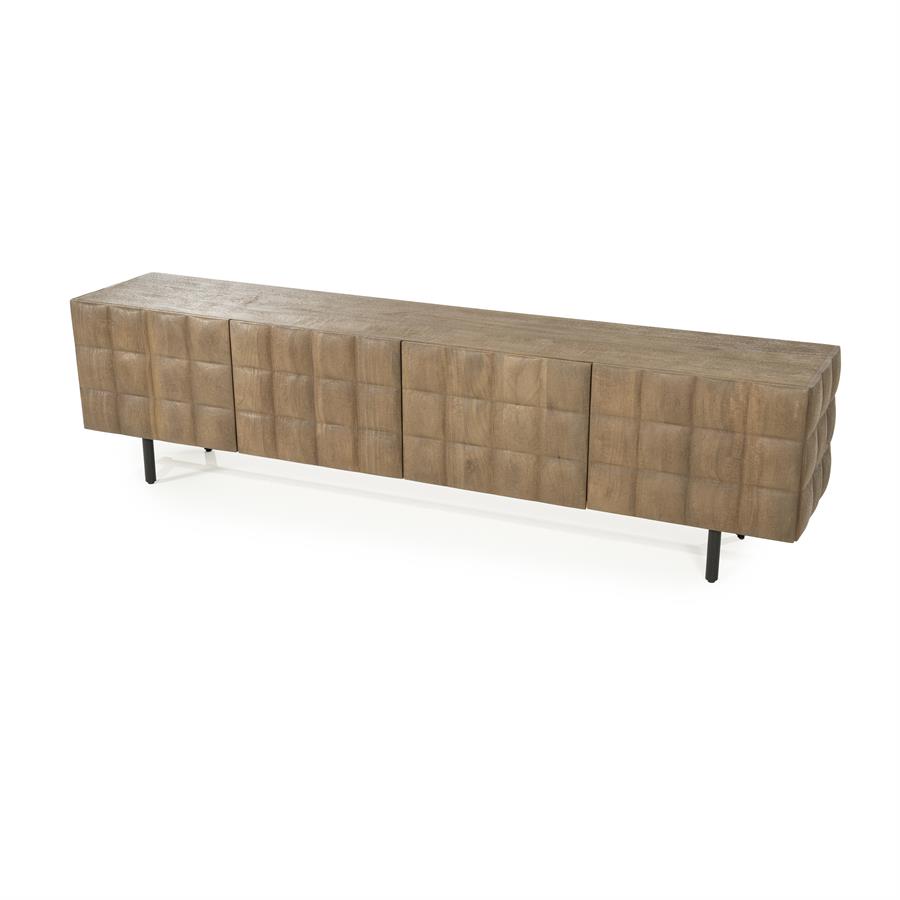 TV meubel Felix 210 cm | Bruin