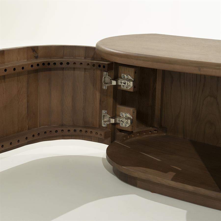 TV meubel Josh 240 cm | Bruin