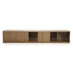 TV meubel Milo 240 cm | Bruin