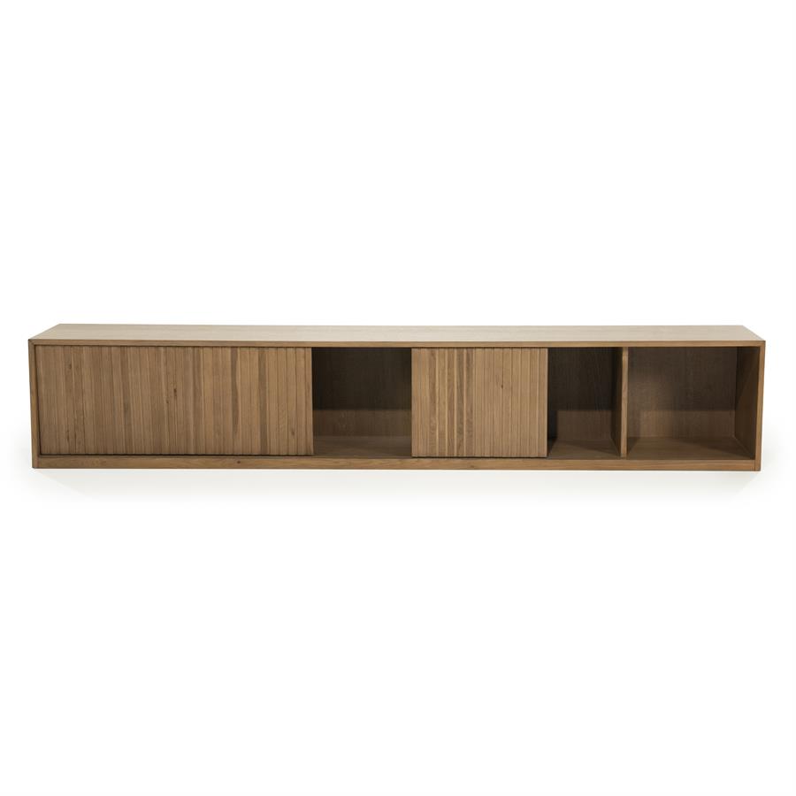 TV meubel Milo 240 cm | Bruin