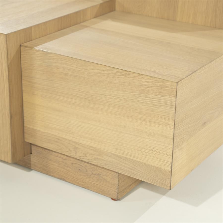 Salontafel Quinten vierkant naturel | Naturel