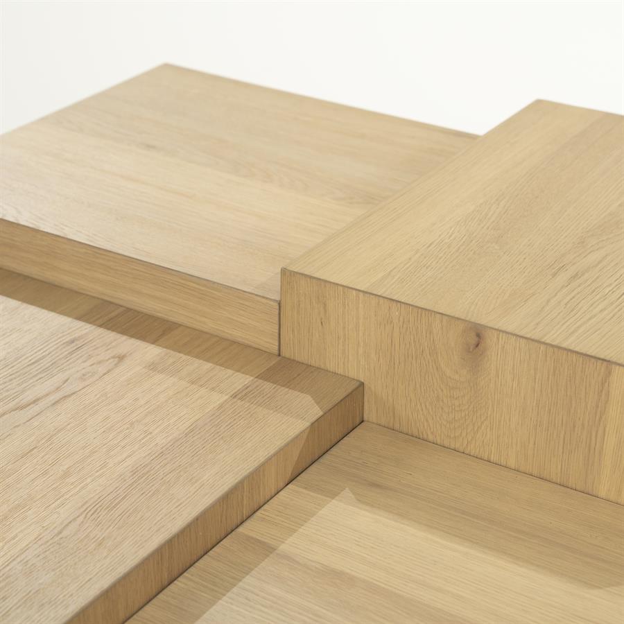 Salontafel Quinten vierkant naturel | Naturel