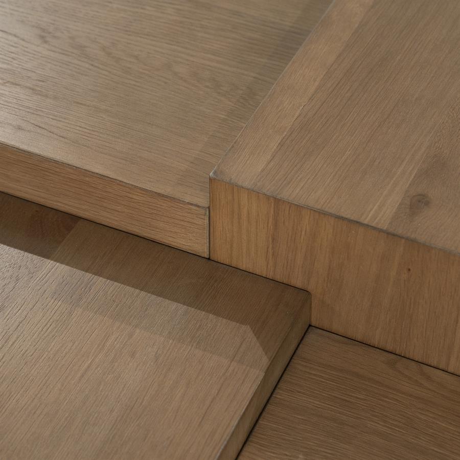 Salontafel Quinten vierkant | Bruin