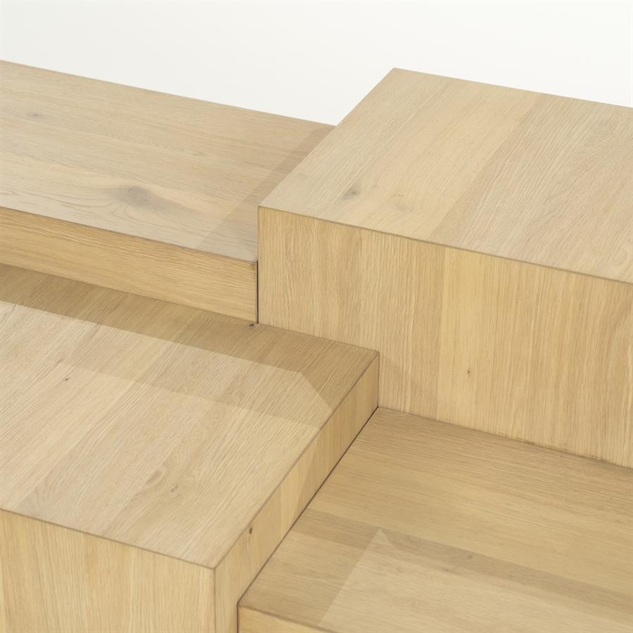 Salontafel Quinten rechthoekig naturel | Naturel