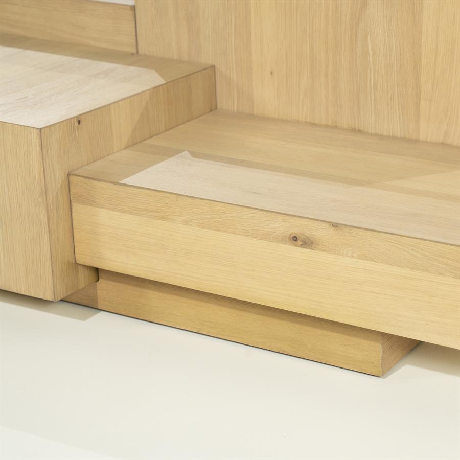 Salontafel Quinten rechthoekig naturel | Naturel